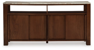 Gabinete decorativo Tobinville - Marrón oscuro