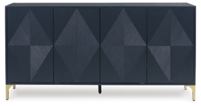 Loirwick Accent Cabinet - Dark Blue