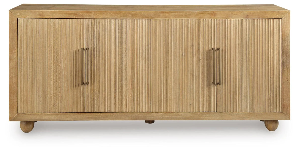 Niam Accent Cabinet - Light Antique Beige