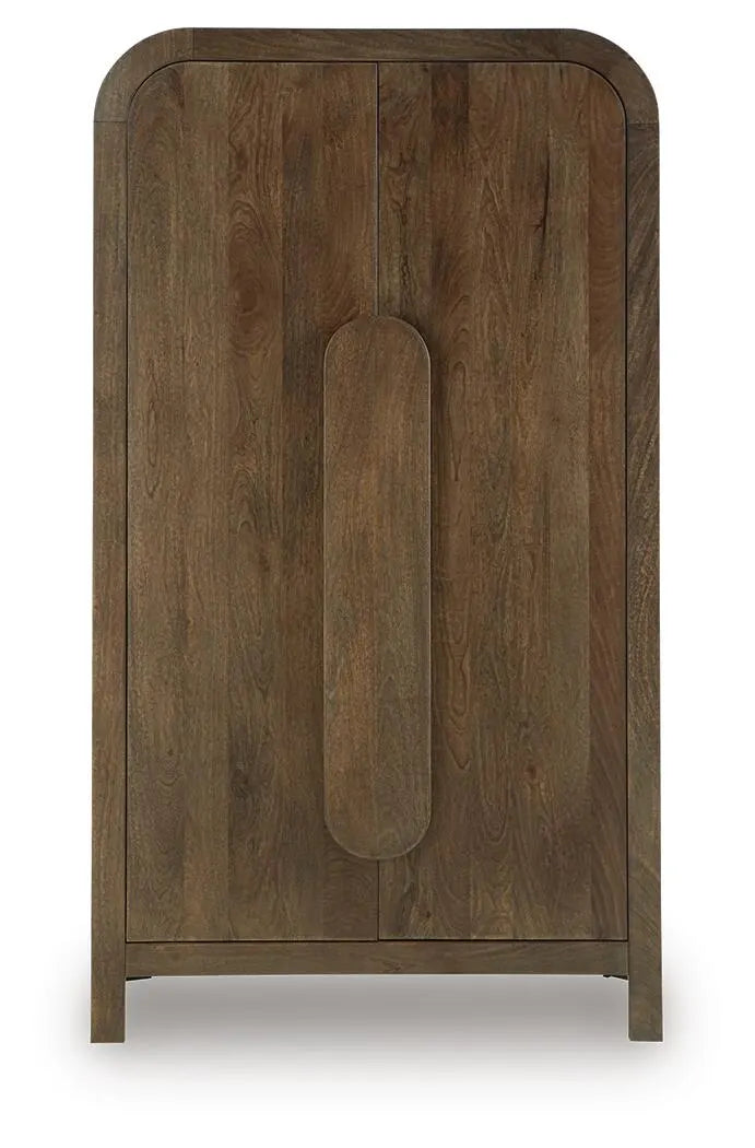 Thoren Accent Cabinet - Medium Brown