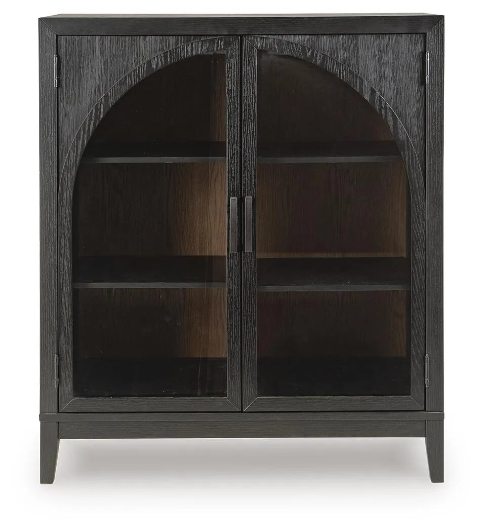 Armenleigh Accent Cabinet - Black/Brown