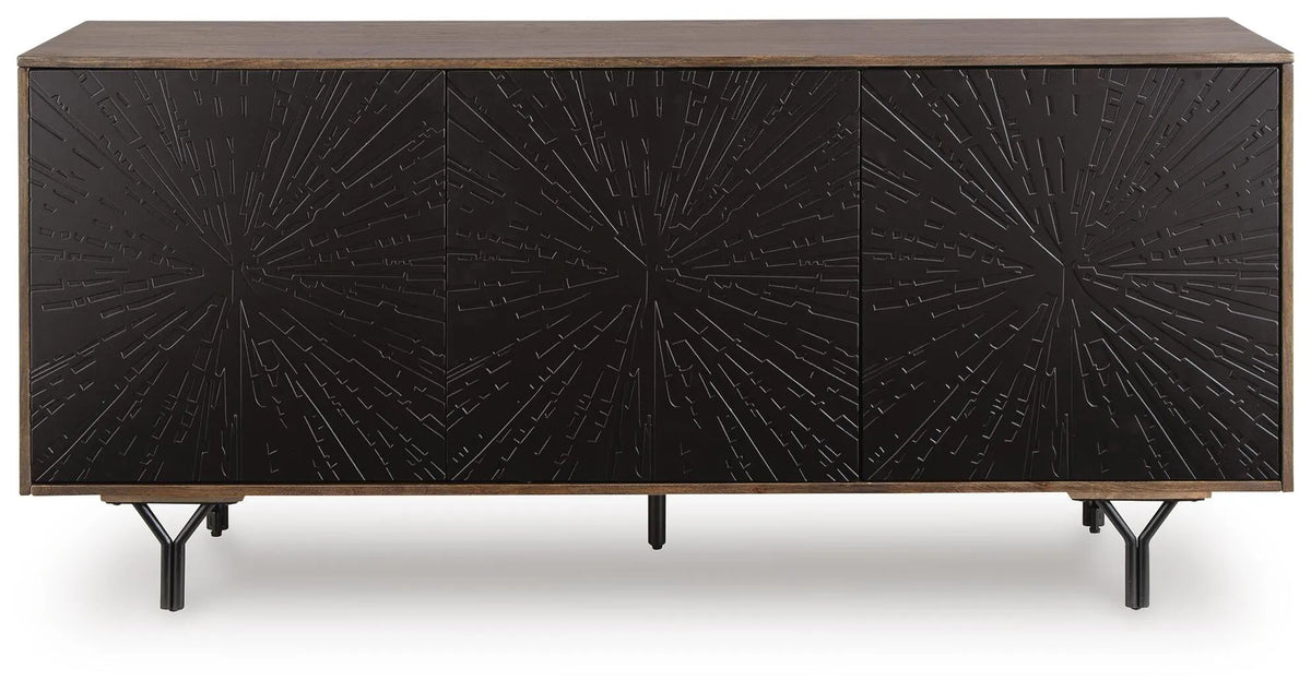 Lavinmont Accent Cabinet - Multi Brown