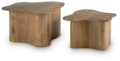 Mesa de centro decorativa Abeford (juego de 2)