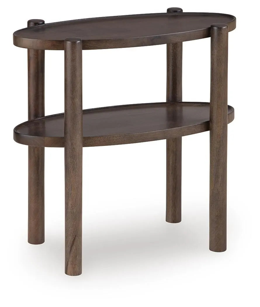 Wiattbury Accent Table - Gray Brown