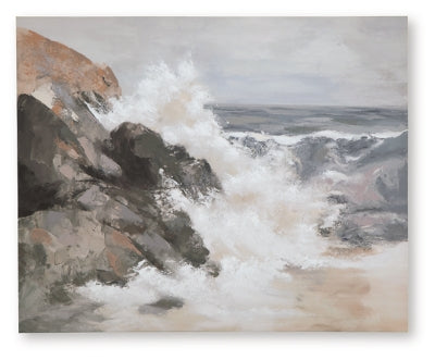 Worthner Wall Art - Tan/Gray/White