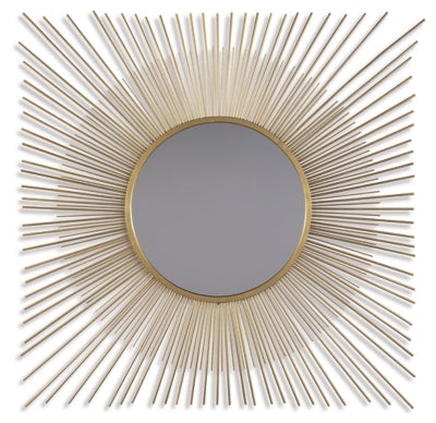 Elspeth Accent Mirror - Gold Finish