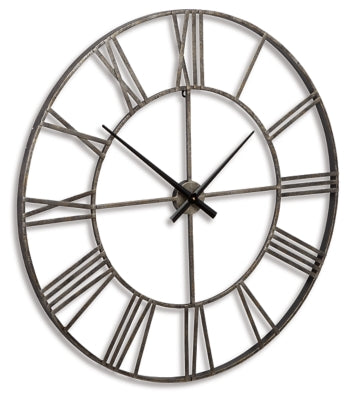 Reloj de pared Paquita - Plata antigua