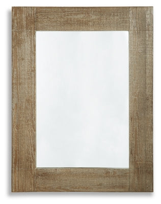 Espejo decorativo Waltleigh - Marrón desgastado