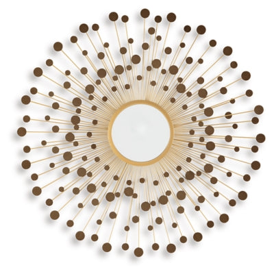 Morwenna Accent Mirror - Bronze/Gold Finish