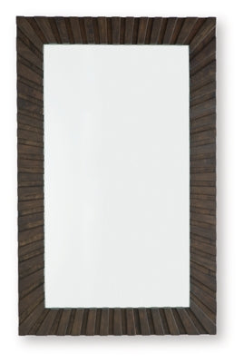Advin Accent Mirror - Dark Brown