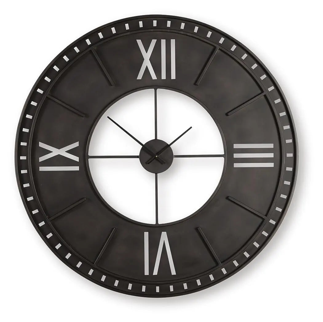 Lytle Wall Clock - Antique Brown