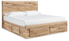 Cama Hyanna Queen con almacenamiento y 1 cajón debajo