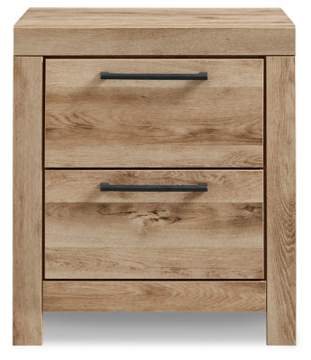 Hyanna Nightstand - Tan Brown
