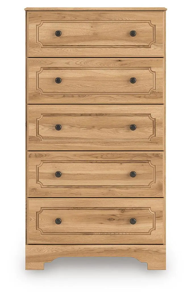 Galletyn Chest of Drawers - Warm Brown