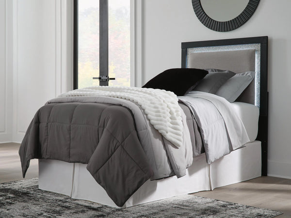 Raechalla Twin Upholstered Panel Headboard