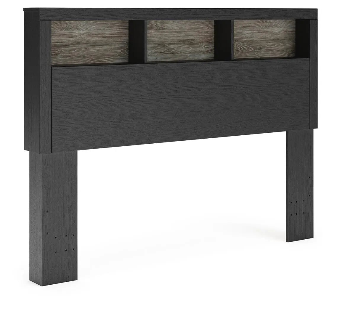 Cabecero de cama con estantería iluminada Jonnifer Queen