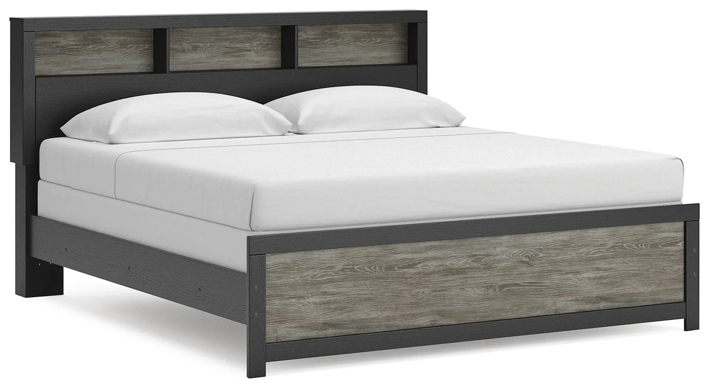 Cama con estantería Jonnifer King
