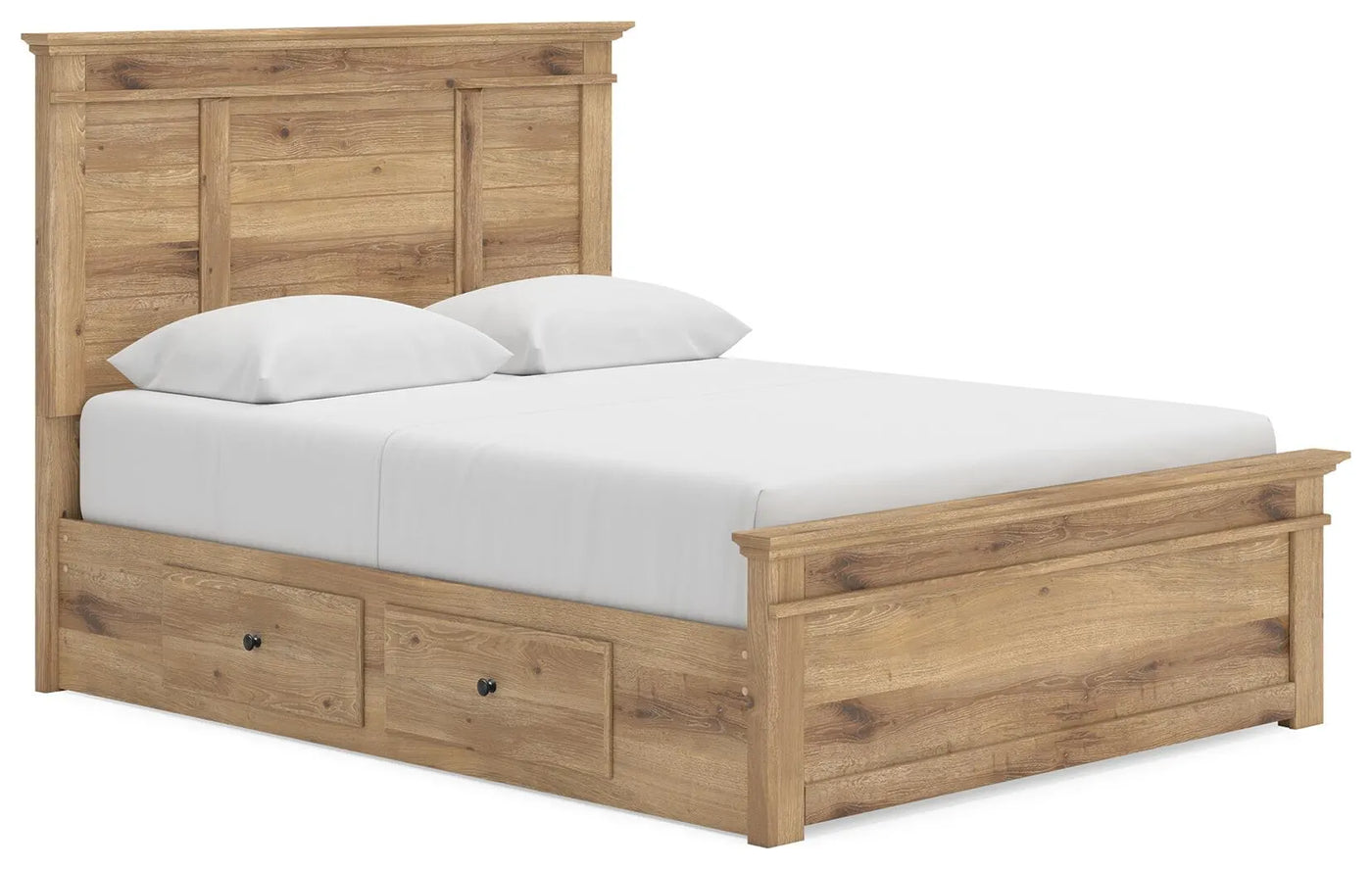 Cama Queen con almacenamiento y paneles Fenderport