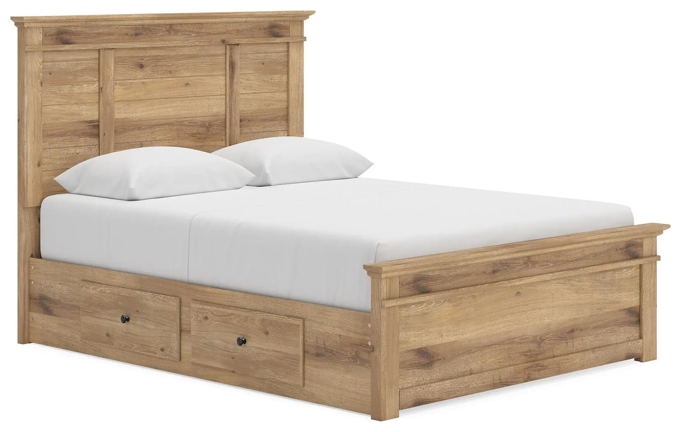 Cama Queen con almacenamiento y paneles Fenderport