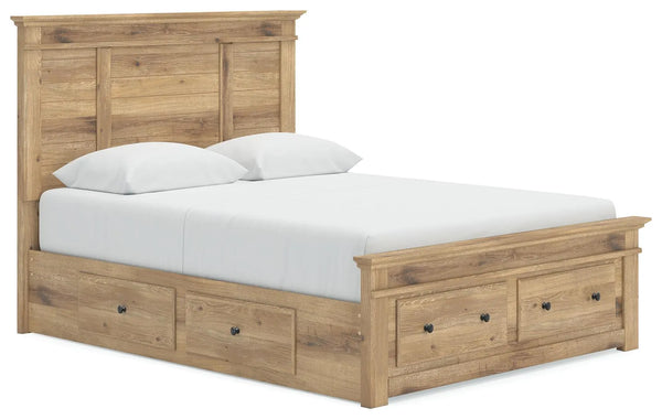 Cama Queen con almacenamiento y paneles Fenderport