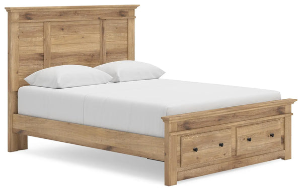 Cama Queen con almacenamiento y paneles Fenderport