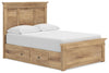 Cama de almacenamiento con panel completo Fenderport