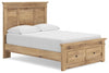 Cama de almacenamiento con panel completo Fenderport