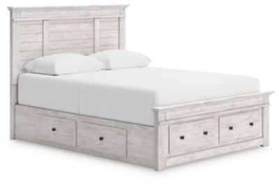 Cama Queen con almacenamiento y paneles Fenderport