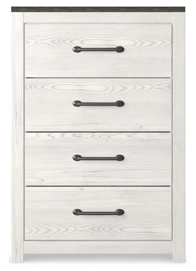 Gerridan Chest of Drawers - White/Gray