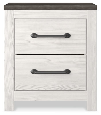 Gerridan Nightstand - White/Gray