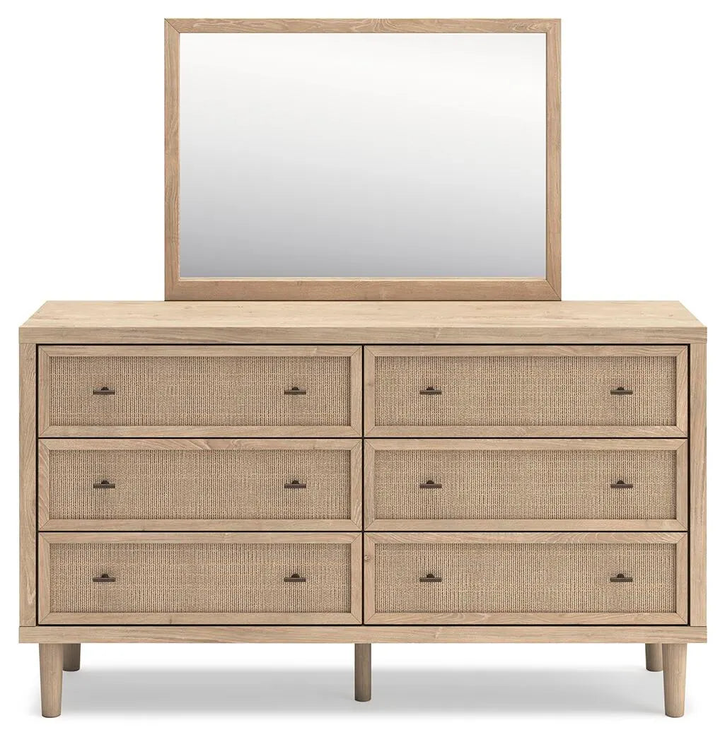 Cielden Dresser and Mirror - Two-tone