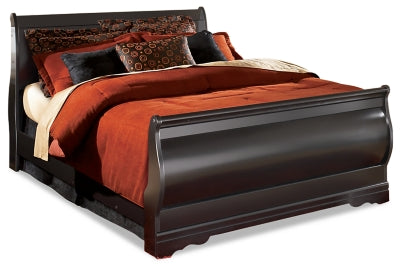Cama tipo trineo Queen Huey Vineyard - Negro