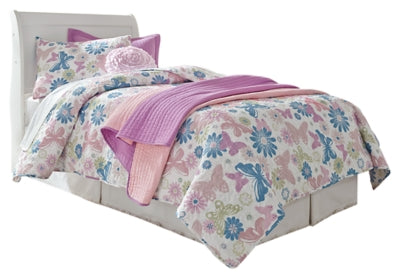 Anarasia Twin Sleigh Headboard - White