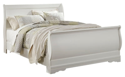 Cama trineo Queen Anarasia - Blanco