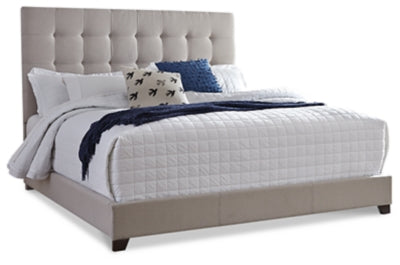 Cama tapizada Dolante King - Beige
