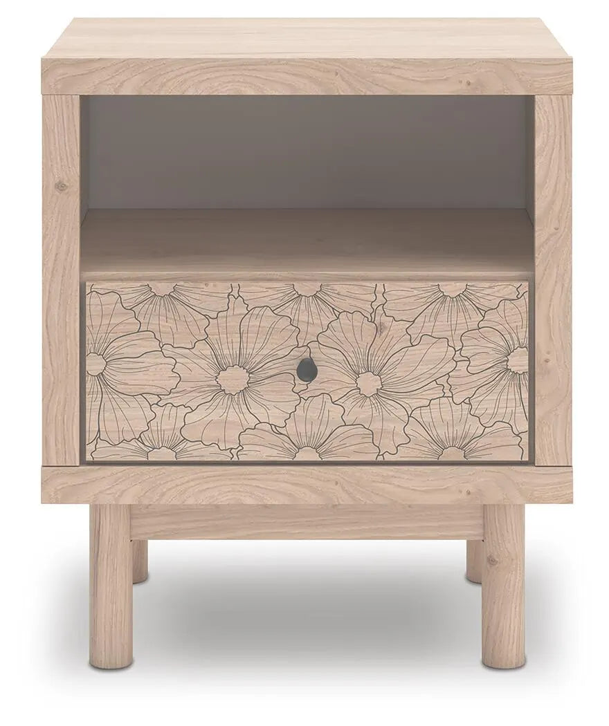 Shapella Nightstand - Tan