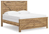Branstony King Crossbuck Panel Bed