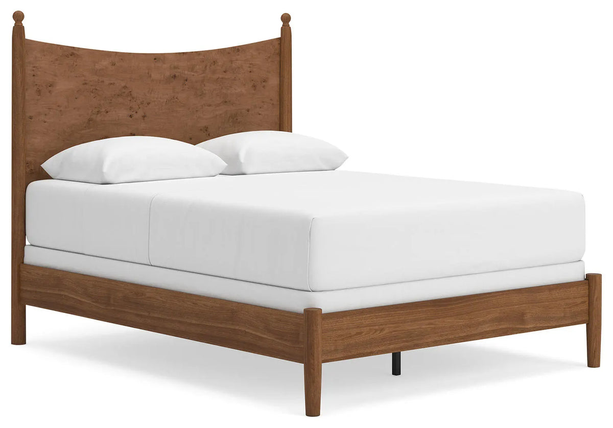 Linden Row Queen Post Panel Bed - Auburn