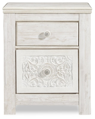 Paxberry Nightstand - Whitewash