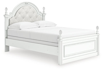 Cama Maylilly con paneles tapizados