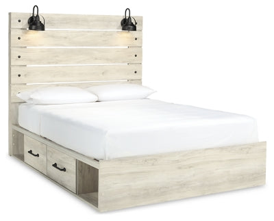 Cama Queen Cambeck con dos cajones de almacenamiento - Encalar