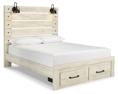 Cama Queen Cambeck con dos cajones de almacenamiento - Encalar