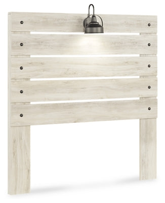 Cambeck Full Panel Headboard - Whitewash