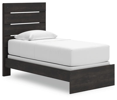 Cama individual con paneles Delmorta
