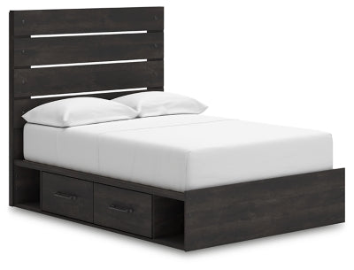 Cama Delmorta con paneles completos y almacenamiento