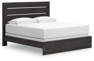 Cama King con paneles Delmorta