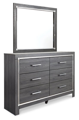 Lodanna Dresser and Mirror - Gray