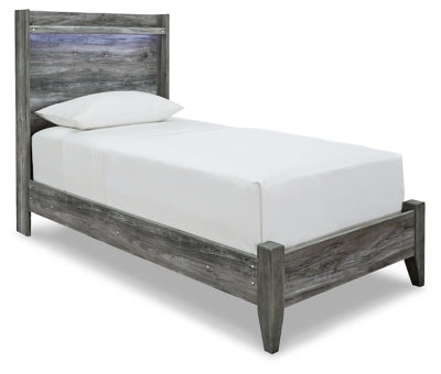 Baystorm Twin Panel Bed - Gray