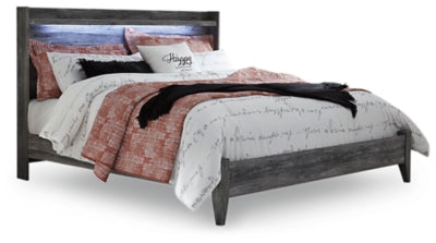 Cama con paneles Baystorm King - Gris