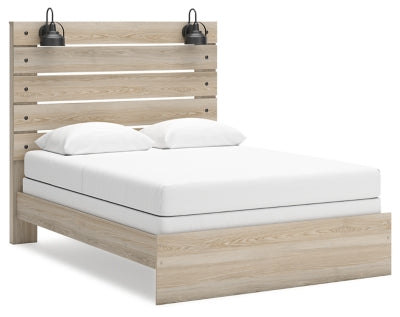 Cama Senbry Queen con paneles - Broncearse
